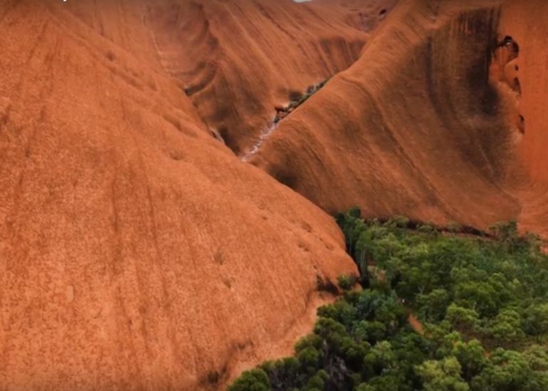 uluru uav footage