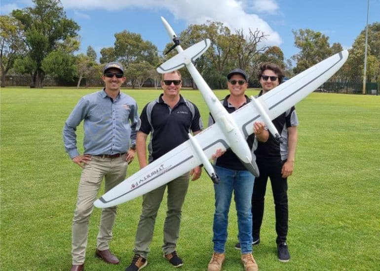 trinity f90+ vtol drone for surveying
