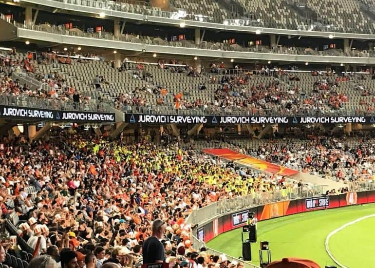 Perth Scorchers cricket team are sponsored by Jurovich Surveying