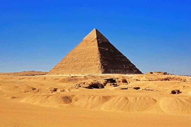 pyramids in egypt are part of the history of surveying