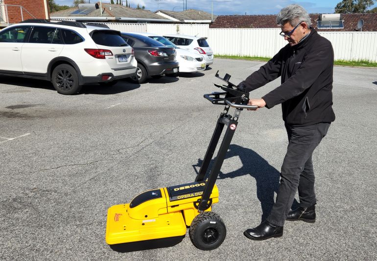 using ground penetrating radar to locate underground services