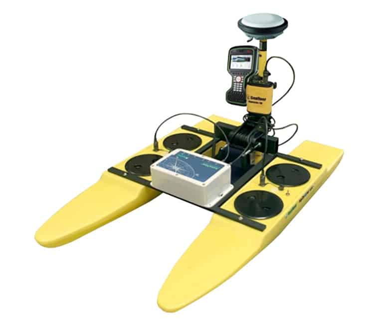 hydrone remote control boat for hydrographic surveys