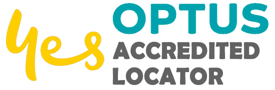 optus accredited locator logo